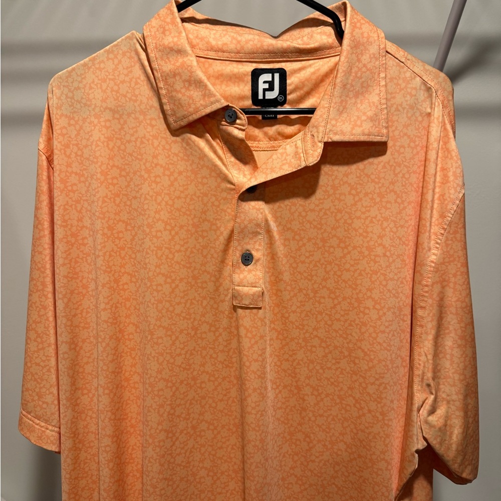 FootJoy Light Orange Polo Shirt